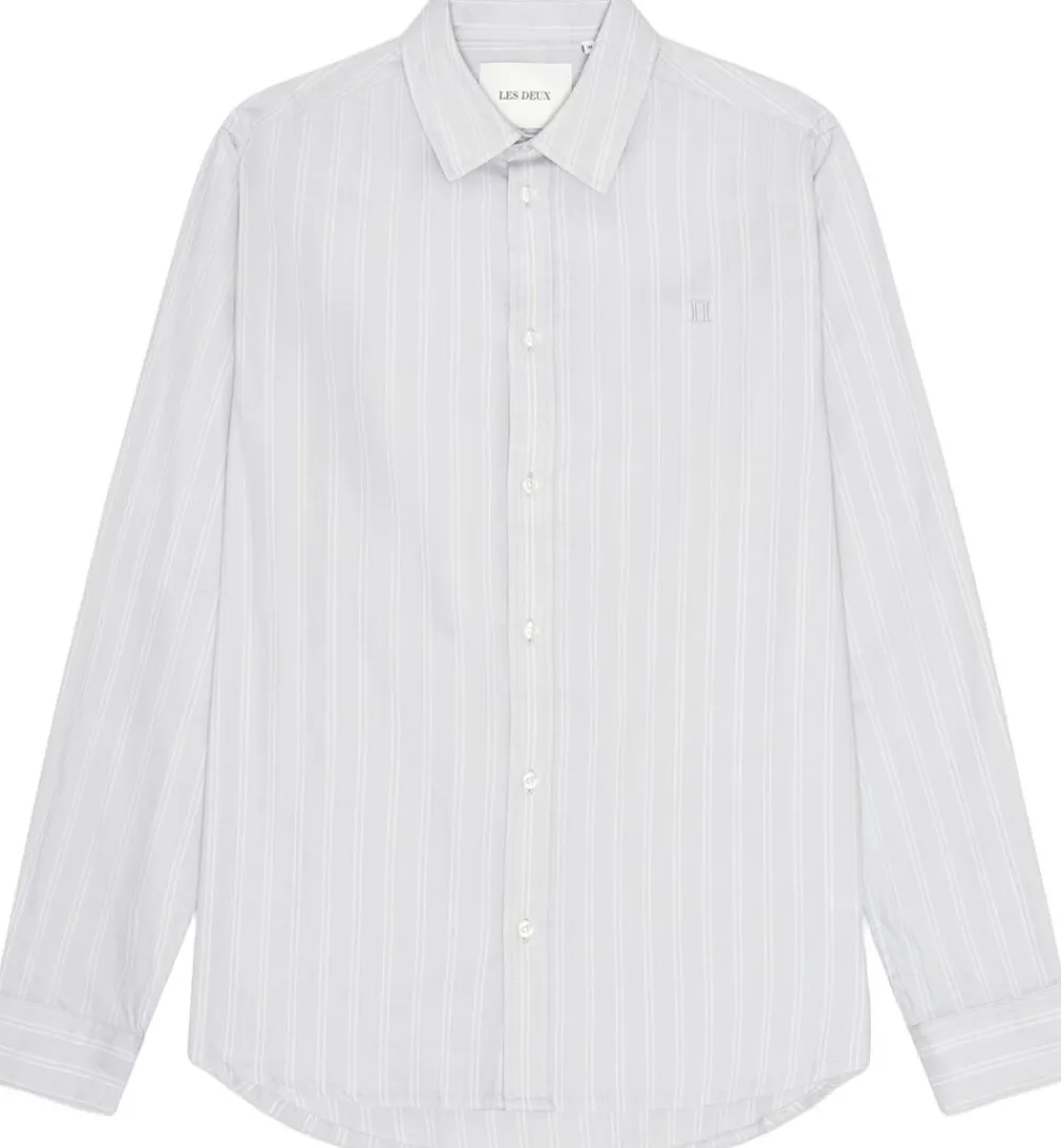 Konrad Melange Striped Shirt>Les Deux New