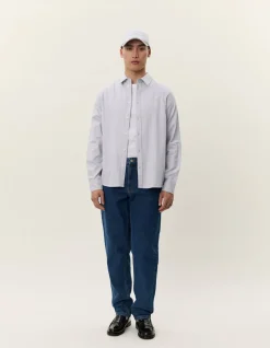 Konrad Melange Striped Shirt><noscript><img width=