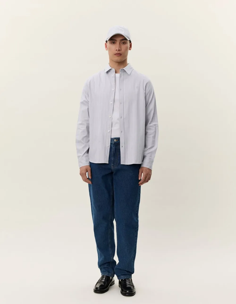 Konrad Melange Striped Shirt>Les Deux New