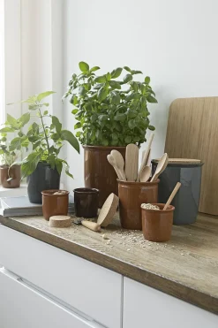 Korklåg 2 L syltekrukke>Knabstrup Keramik Online