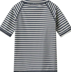 Wheat Kortærmet Bade T-shirt Jackie Blue stripe