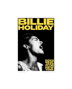 Poster & Frame Kristian Højland - Billie Holiday- Canary Flerfarvet New