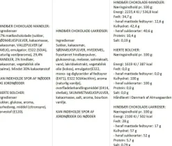 Kærligheds-Gaveæske med hjerte bolcher, hindbær choko-lakridser og hin>Almuegaarden Discount