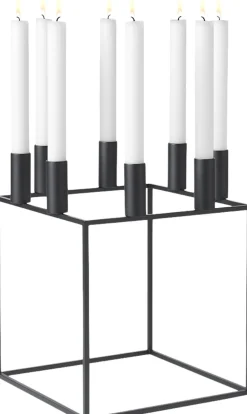 Audo Copenhagen Kubus 8, Candle Holder, Black