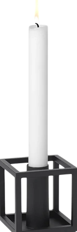 Audo Copenhagen Kubus 1, Candle Holder, Black