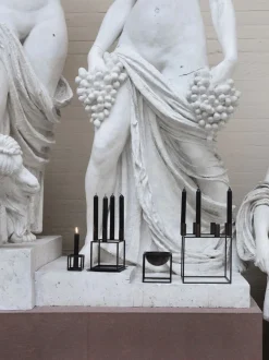 Audo Copenhagen Kubus 1, Candle Holder, Black