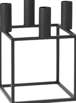 Audo Copenhagen Kubus 4, Candle Holder, Black Outlet