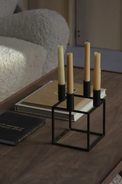 Audo Copenhagen Kubus 4, Candle Holder, Black Outlet