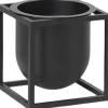 Audo Copenhagen Kubus Flowerpot 10, Black