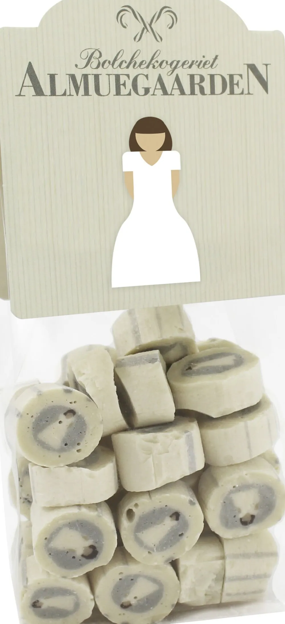 Almuegaarden Kvinde (Konfirmandinde / Brud) bolcher med smag af hyldeblomst