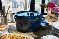 Staub La Cocotte Cocotte 28 cm / 6,75 l, Rund, La-Mer-Turkis-Blågr Sale