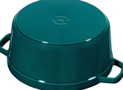 La Cocotte Cocotte 26 cm / 5,25 l, Rund, La-Mer-Turkis-Blågr>Staub Best