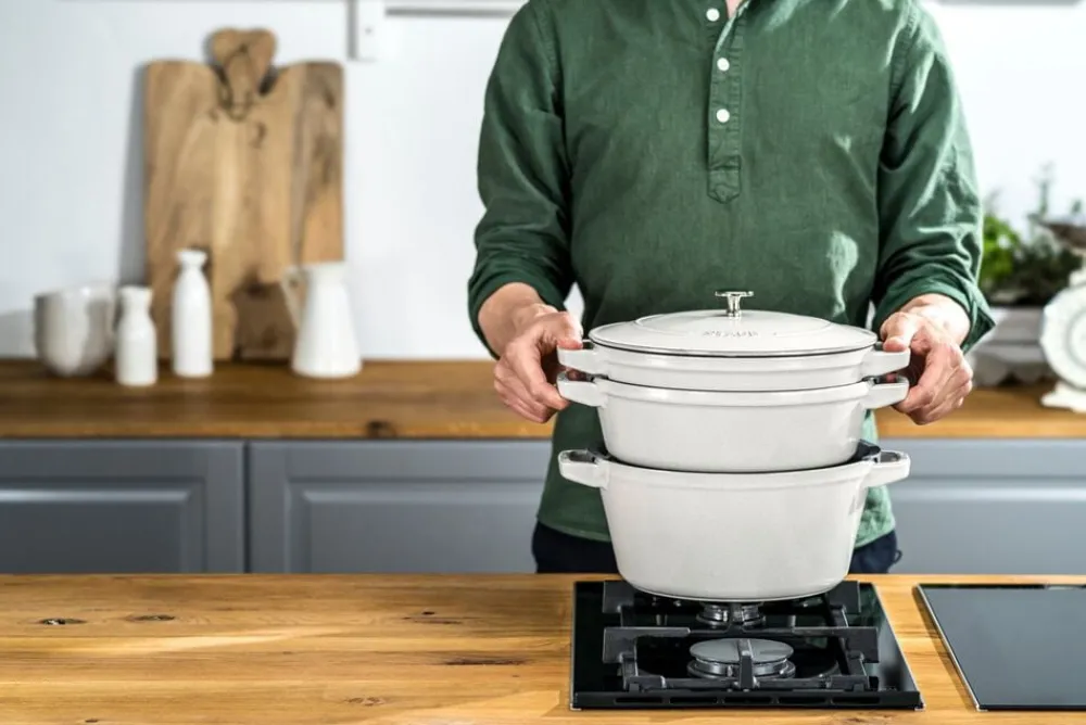 Staub La Cocotte Grydesæt 3-dele, Støbejern Sale