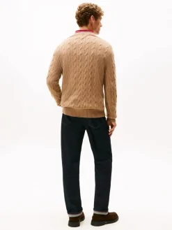 Tommy Hilfiger LAMBSWOOL BLEND CABLE CREW