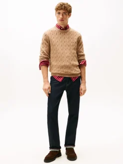 Tommy Hilfiger LAMBSWOOL BLEND CABLE CREW