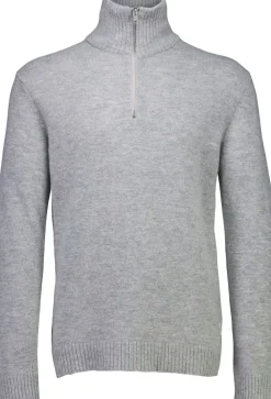 Lambswool half zip knit>Lindbergh
