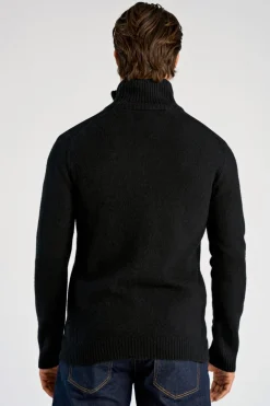 Lindbergh Lambswool half zip knit