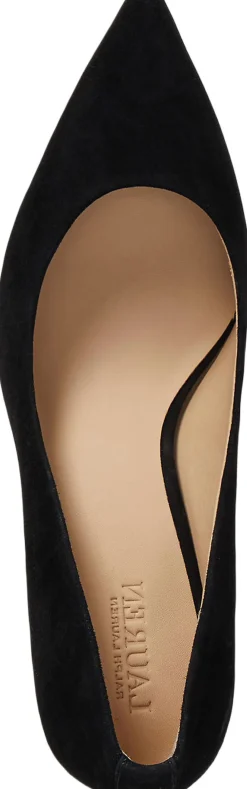 Dame Lauren Ralph Lauren Lanette Suede Block-Heel Pump