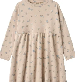 Langærmet Jersey Kjole Emmy>Wheat Online