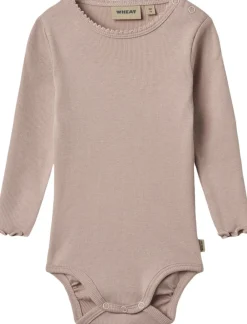 Børn Wheat Langærmet Rib Body Regitze