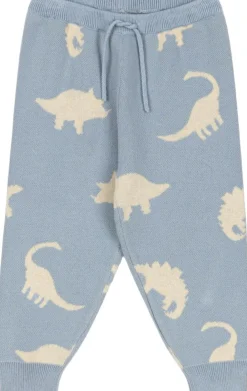 Børn Konges Sløjd LAPIS KNIT PANTS GOTS