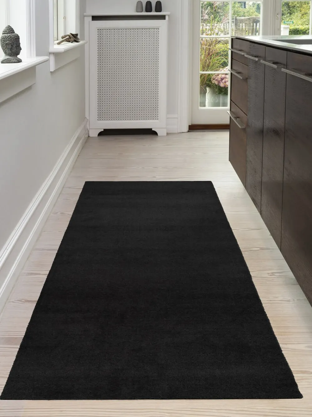 Tica Copenhagen Løber 90x200 cm, sort Hot