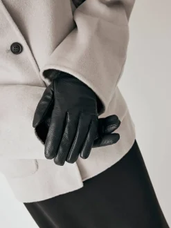 Læderhandsker med uld>Magasin du Nord Collection New