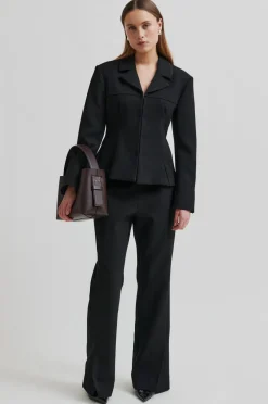 Second Female Leata Leather Bag Chocolate plum Discount