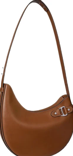 Dame Lauren Ralph Lauren Leather Large Tasha Shoulder Bag