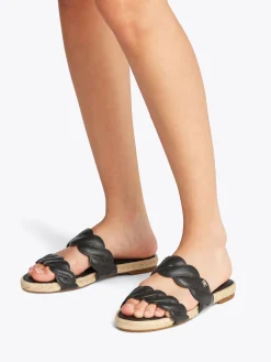 LEATHER ROPE ESPADRILLE MULE>Tommy Hilfiger Best