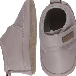 Børn Melton Leather Slippers with velcro