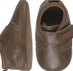 Leather Slippers with velcro>Melton Online
