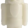 LED candle, Nutcracker, Oyster grey, Smooth, 7x21 cm>Uyuni Online