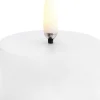 Uyuni LED pillar candle, Nordic white, Smooth, 5x2,8 cm New