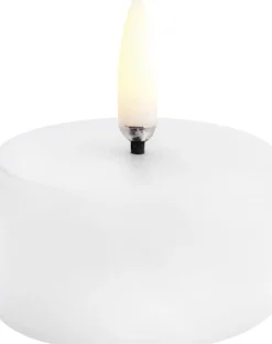 Uyuni LED pillar candle, Nordic white, Smooth, 5x2,8 cm New