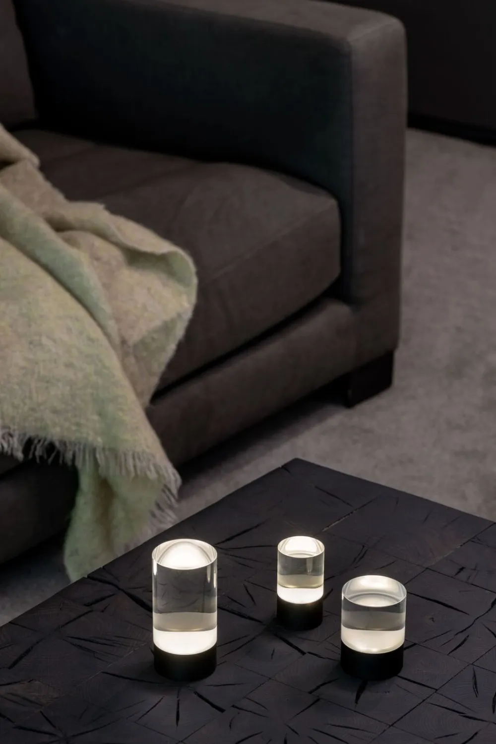 LED rechargable Glow rod, clear, 6x8cm>Uyuni Online