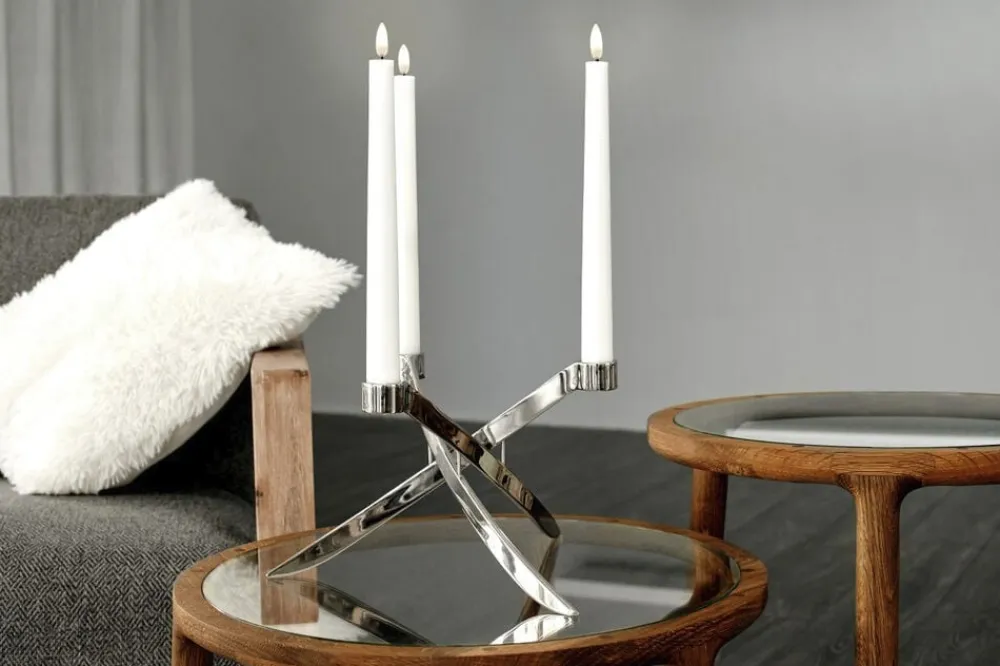 Uyuni LED Taper Candle - twin pack - Nordic White - 2,3 x 20 cm Online