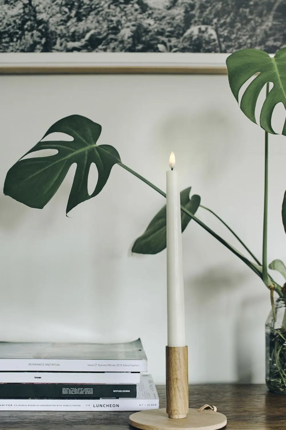 Uyuni LED Taper Candle - twin pack - Nordic White - 2,3 x 20 cm Online