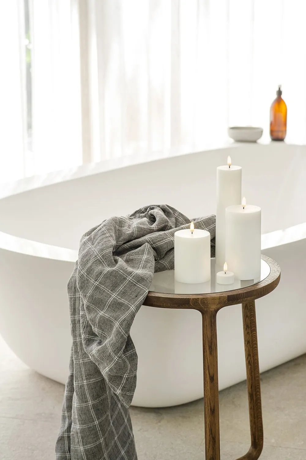 Uyuni LED Taper Candle - twin pack - Nordic White - 2,3 x 20 cm Online