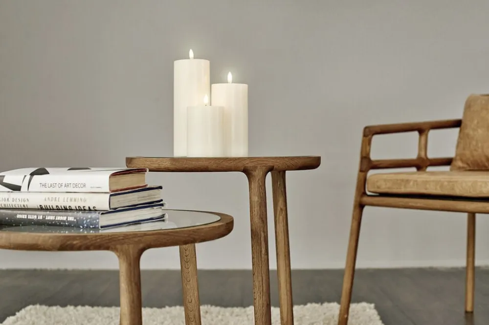 Uyuni LED Taper Candle - twin pack - Nordic White - 2,3 x 20 cm Online