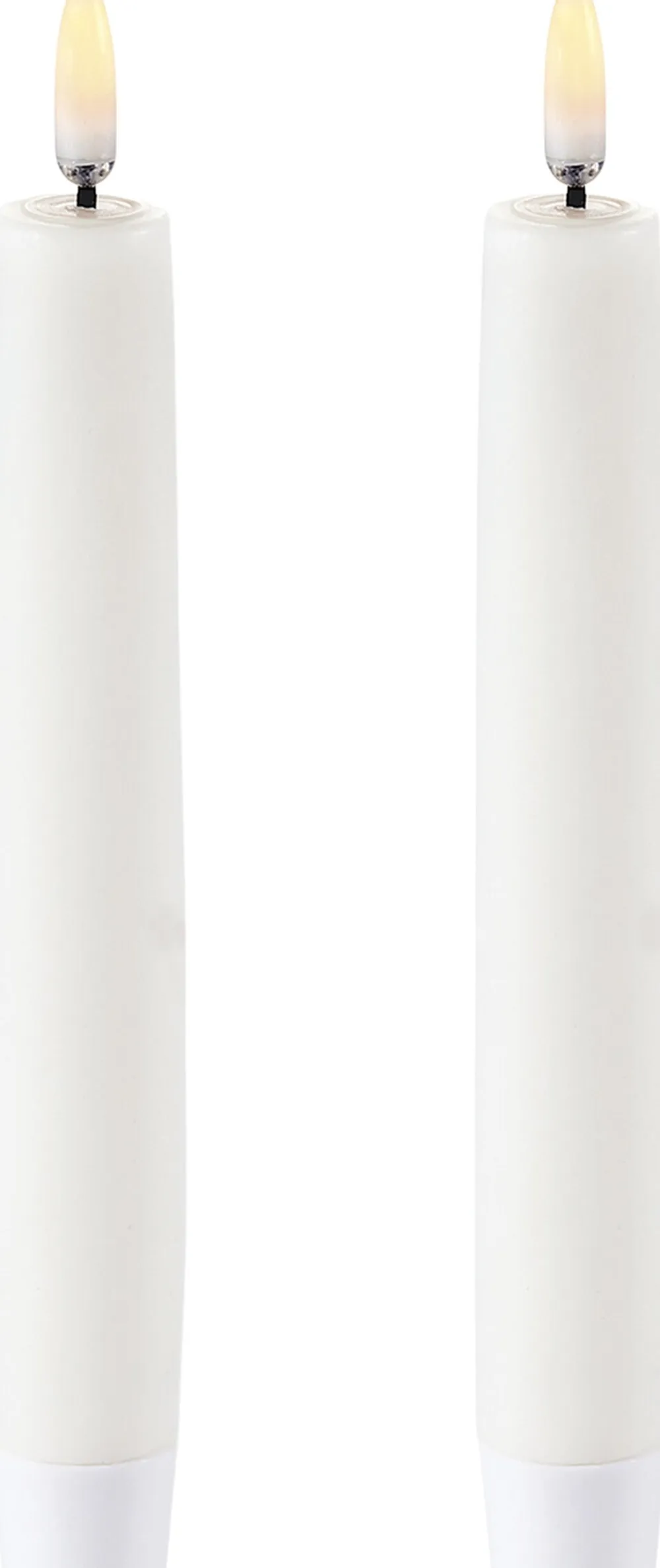 LED Taper Candle - twin pack - Nordic White - 2,3 x 15 cm>Uyuni Discount