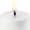 Uyuni LED tealight 400~ battery incl. , White plain, 3,9x2,1 cm