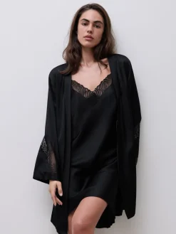 Chantelle Legend Kimono Black Discount