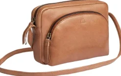 Markberg Lenea Cross. Bag, Soft Vin. Tan w/br. gold Outlet