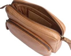 Markberg Lenea Cross. Bag, Soft Vin. Tan w/br. gold Outlet