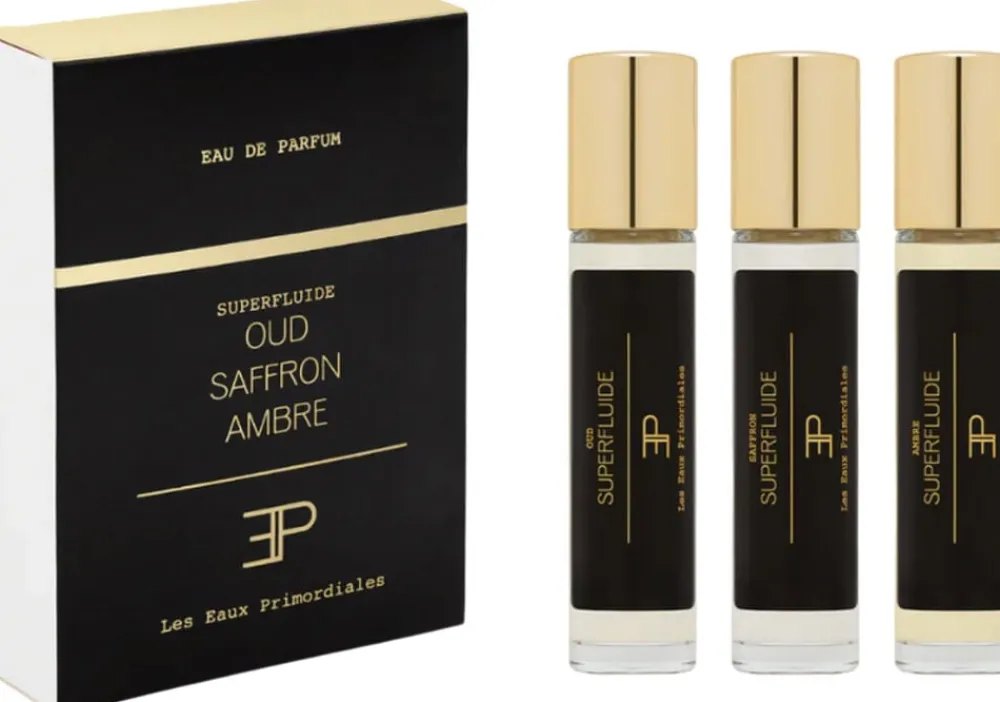 Les Eaux Primordiales Superfluide Mix Travel Sprays 3 x 11 m New