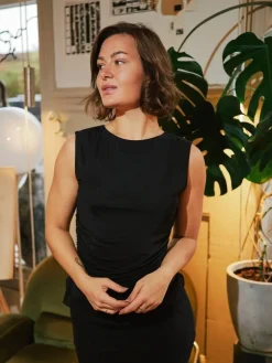 Neo Noir Liblana Mesh Top Black New