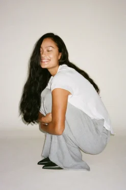 Dame Rabens Saloner Light stretch long skirt - Hanni