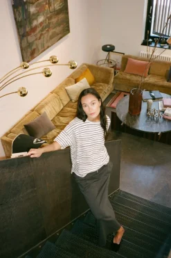 Light stretch long skirt - Hanni>Rabens Saloner New