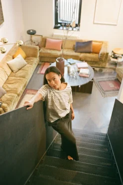 Light stretch long skirt - Hanni>Rabens Saloner New